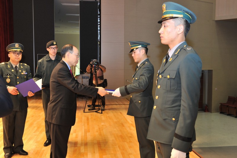 2014년도 조선대학교 학군사관 후보생 입단‧승급‧임관식 거행7