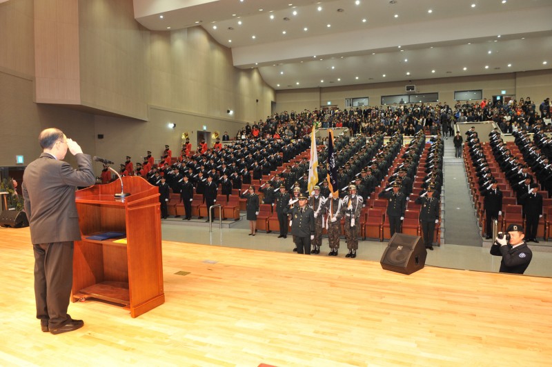 2014년도 조선대학교 학군사관 후보생 입단‧승급‧임관식 거행6