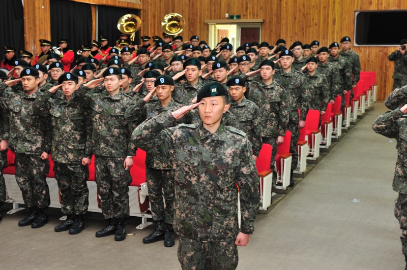 조선대학교 학군단 2014년도 기초및 동계입영훈련 출정식1