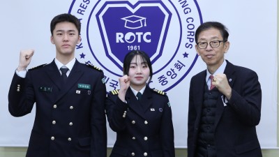 조선대 ROTC의 쾌거!  이학승·김하랑 후보생, ‘2026 美 대학 특별리더십 연수’ 선발